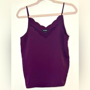 Express City tank top Size S Small Plum color